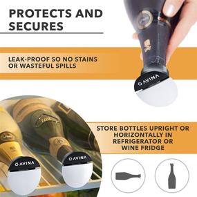 img 2 attached to AVINA Champagne and Wine Bottle Stopper: Lock-In the Fizz with No Leaks, No Spills, No Waste