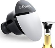 avina champagne and wine bottle stopper: lock-in the fizz with no leaks, no spills, no waste logo