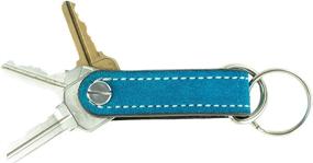 img 1 attached to Suede Turquoise Leather Key Chain