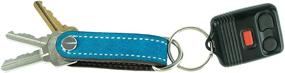 img 2 attached to Suede Turquoise Leather Key Chain