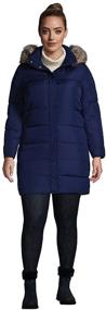 img 4 attached to Lands End Womens Winter Black Women's Clothing