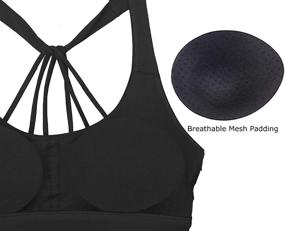 img 1 attached to Icyzone Women's Strappy Activewear 🏋️ Workout Clothing - Enhance your SEO!