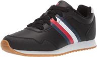 👟 tommy hilfiger unisex julian sneaker shoes - ideal for boys and girls looking for trendy sneakers logo