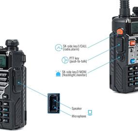 img 2 attached to BaoFeng UV-5R Pro Двухдиапазонная двусторонняя радиостанция в комплекте с аккумулятором Li-ion 2800 мАч, антенной SRH805S и акустической трубкой для наблюдения