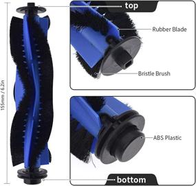 img 2 attached to Neutop RoboVac Replacement Parts: Main Brushes, Filters, Side 🔧 Brushes for eufy 11S, 15T, 30, 30C, 15C, 12, 25C, 35C