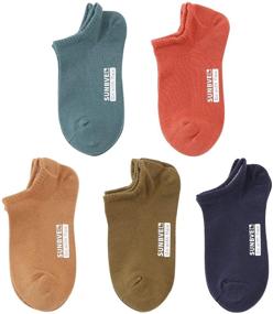 img 3 attached to Breathable Soft Cotton Socks for Boys and Girls by SUNBVE