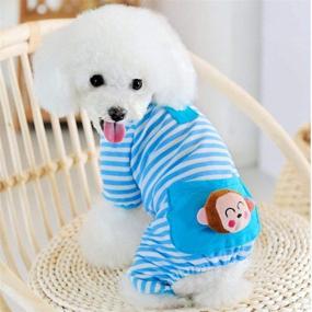 img 1 attached to Pajamas Cotton Jumpsuit Clothes Apparel Cats