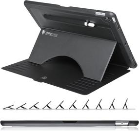 img 3 attached to 📱 ZUGU CASE - Ultra Protective and Thin iPad Pro 12.9 inch (2017/2015) 1st & 2nd Gen Case Prodigy X with Magnetic Stand - Perfect for Men & Women (Black)