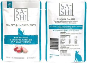 img 2 attached to 🐱 Grain-Free Wet Cat Food Pouches - Sa-Shi, 1.76 oz, Assorted Flavors