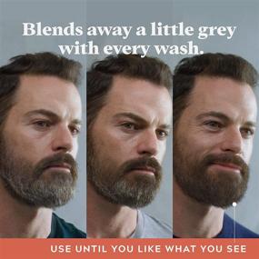 img 3 attached to 🧔 Just For Men Control GX Beard Wash Shampoo, Gradual Grey Reduction, Colors Mustache and Beard, Enhances Facial Hair Softness and Fullness, 4 Fl Oz - Pack of 3