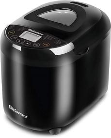 img 4 attached to 🍞 Elite Gourmet Maxi-Matic EBM8103B Programmable Bread Maker Machine: 3 Loaf Sizes, 19 Menu Functions, Gluten Free Options & More - 2 Lb Black