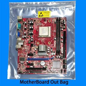 img 2 attached to 📦 Daarcin 30pcs Anti Static Resealable Large Size Bags - Protect Motherboard, HDD, and Electronics with ESD Bags for Graphics Card and More (30pcs 11x13/28x33cm)