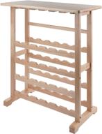 🍷 winsome 83024 vinny wine storage, natural 24-bottle - organize your wine collection efficiently! логотип