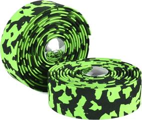 img 4 attached to Enhance Your Cycling Comfort with KINGOU Camouflage EVA Road Bike Handlebar Tape Bar Wraps - 2PCS Per Set