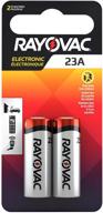 🔋 rayovac 23a alkaline batteries, 12v keyless entry batteries (pack of 2) logo
