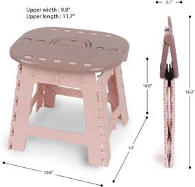 img 2 attached to Folding Stool Height Portable Handle