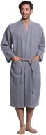 🛀 turkuoise premium turkish lightweight men's bathrobe: superior comfort and style logo