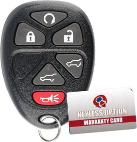 img 2 attached to 🔑 Enhanced KeylessOption Remote Control Car Key Fob Replacement for OUC60270, 15913427