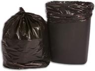 🗑️ resilia btg-32 heavy duty plastic trash bags - garbage can liners for kitchen and home use - cleaning supplies - black - 10 gallon - 24x32 inches - 250 bag bundle logo