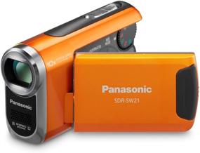 img 2 attached to 📹 Panasonic SDR-SW21 Shockproof and Waterproof Camcorder (Orange) - Enhanced for SEO