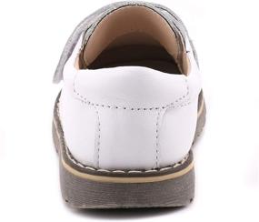 img 1 attached to 👞 Femizee Toddler Leather Loafers Comfort Boys' Shoes - Oxfords: Stylish and Supportive Footwear for Your Little Ones