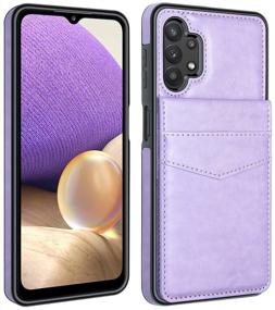 img 3 attached to LakiBeibi Galaxy A32 5G Csae - Lightweight Leather Wallet Case with Card Holders for Samsung Galaxy A32 5G (2021), Purple