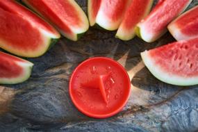 img 1 attached to 🍉 Enhance Your Watermelon Experience with the Patented MelonAid Cutter Stand: Push, Cut & Enjoy Mess-Free and Stress-Free Healthy Eating - Ideal for All Melon Lovers