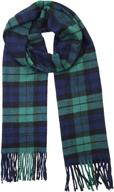 🎄 achillea scottish tartan cashmere christmas men's accessory set logo