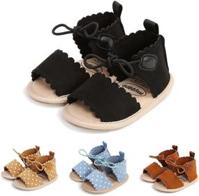 img 4 attached to 👶 Summer Sandals for Infant Boys' – Sturdy Toddler Walkers for Comfortable Outdoor Adventures