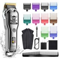 💇 hatteker hair cutting kit pro: men's professional barber clippers | ipx7 waterproof cordless beard trimmer & hair trimmer logo