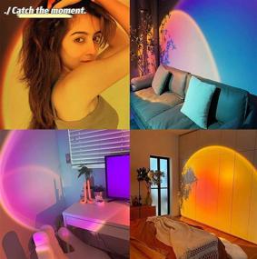 img 3 attached to 🌅 Sunset Lamp: 16 Color Projection with Remote, 360° Rotation, Ideal for Photography, Vlogs, Romantic Gifts, TikTok & Bedroom Decor