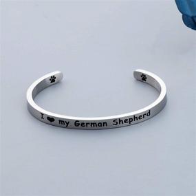 img 3 attached to WUSUANED German Shepherd Bracelet Animal