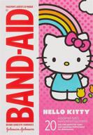 пластырь band-aid brand с клеевым слоем, hello kitty, 20 штук (3 упаковки) - милый и надежный средство первой помощи логотип