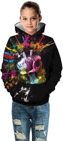 img 1 attached to CYUURO Novelty Hoodies Sweatshirts Pullover