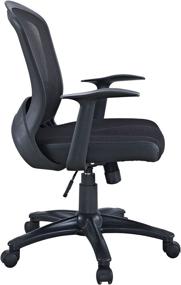 img 2 attached to 🪑 Enhance Comfort and Productivity with the Leo Task Black Mesh Office Chair