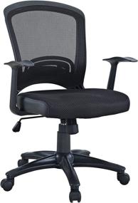 img 4 attached to 🪑 Enhance Comfort and Productivity with the Leo Task Black Mesh Office Chair