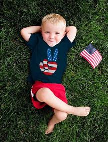 img 1 attached to 👕 Tstars American Peace Toddler T Shirt: Stylish Boys' Clothing in Tops, Tees & Shirts