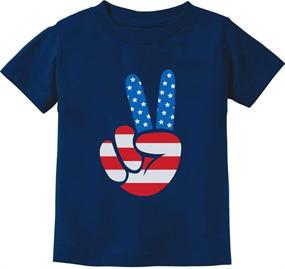 img 4 attached to 👕 Tstars American Peace Toddler T Shirt: Stylish Boys' Clothing in Tops, Tees & Shirts