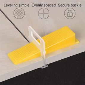 img 2 attached to 🔧 Enhance Precision and Efficiency: 400-Piece DIY Tile Leveling System Clips for Professional Ceramic Tile and Stone Installation (1/16 Inch)