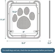 🐶 lockable petleso dog screen door - easy install doggie door for screen - enhance pet door for optimal seo logo