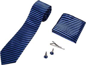 img 3 attached to Zakka Republic BTS 01 K Men's Accessories: Business Cufflinks for Ties, Cummerbunds & Pocket Squares