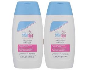 img 4 attached to 👶 Sebamed Baby Wash - Gentle and Nurturing Cleanser, 6.8-Ounce Bottles (Pack of 2) for Delicate Skin