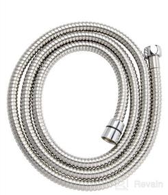 img 7 attached to 🚿 Klabb 59 Inches Extra Long Chrome Handheld Shower Hose with Brass Insert and Nut - Perfect for Enhanced Shower Experience!