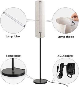 img 2 attached to 🏮 AIGOTEK 12W Standing Lamp with Remote: Adjustable Color Temperatures and Remote Control for Living Room and Bedroom Décor