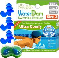 waterdam swimming ear plugs: the ultimate 🏊 waterproof and comfortable earplugs to prevent swimmer's ear logo