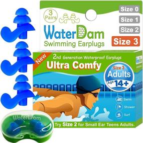 img 4 attached to WaterDam Swimming Ear Plugs: The Ultimate 🏊 Waterproof and Comfortable Earplugs to Prevent Swimmer's Ear