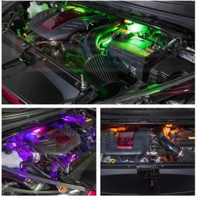 img 1 attached to 🌈 LEDGlow 6pc Million Color LED Engine Bay Under Hood Lighting Kit - Transform Your Car's Engine with Vibrant Colors - Control Box & Wireless Remote Included