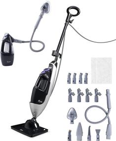 img 4 attached to 🧼 LIGHT 'N' EASY 8-in-1 Steam Mop Cleaners: Detachable Handheld Unit for Hardwood, Grout, Tile, Laminate - Multi-Purpose Indoor Steam Cleaner (Model 7688ANB-2)