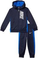 👕 boys' nike therma hoodie heather 86g806 g9y - ideal for clothing sets logo