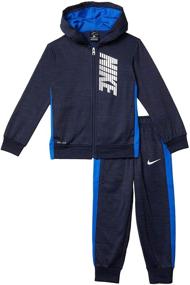 img 1 attached to 👕 Boys' Nike Therma Hoodie Heather 86G806 G9Y - Ideal for Clothing Sets